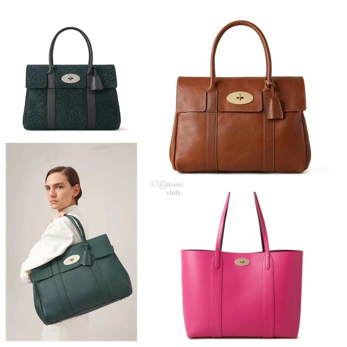 Designer Handbag Mulberries Shoulde Bags Womens Bayswater Briefcases