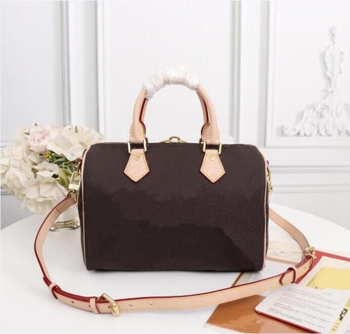 Classic Traveler Speedy Bag 30cm Fashion Women Shoulderbag Mono