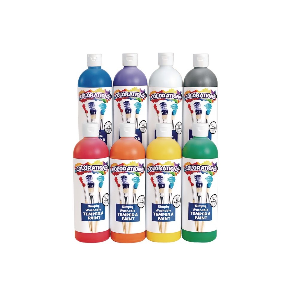 Colorations® Simply Washable Tempera Paint - Gallon, Set of 12