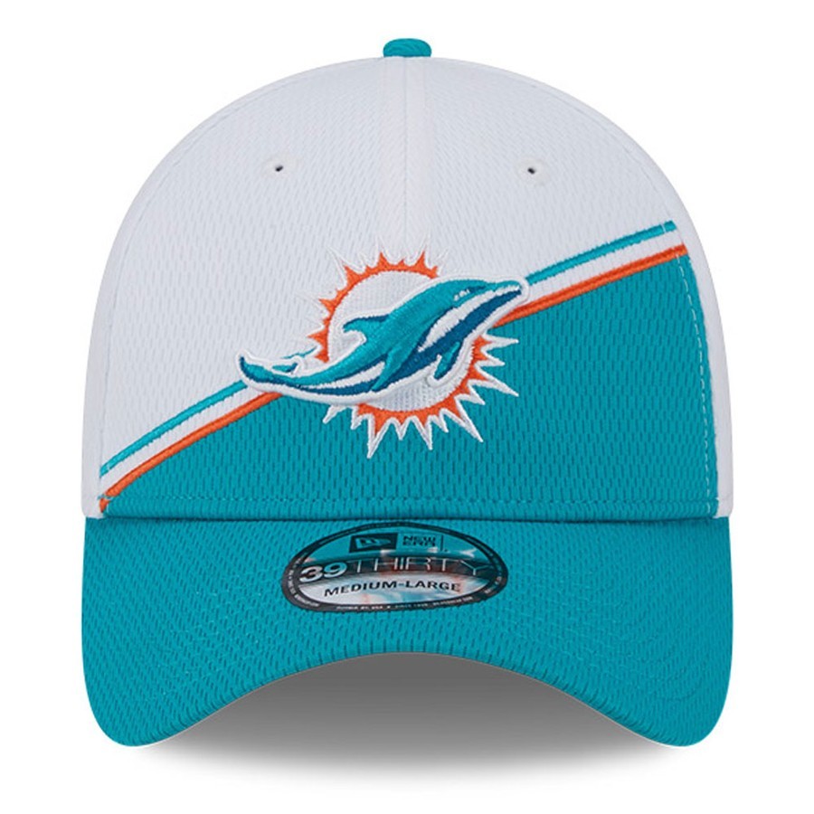 Men's New Era Graphite Miami Dolphins Storm 59FIFTY Fitted Hat