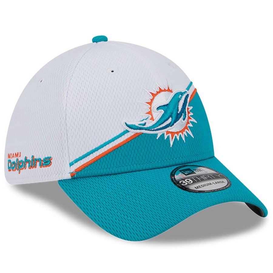 Men's New Era Graphite Miami Dolphins Storm 59FIFTY Fitted Hat