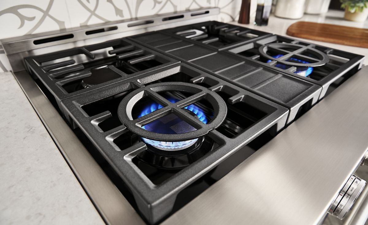 KitchenAid® 30'' Smart CommercialStyle Gas Range with 4 Burners