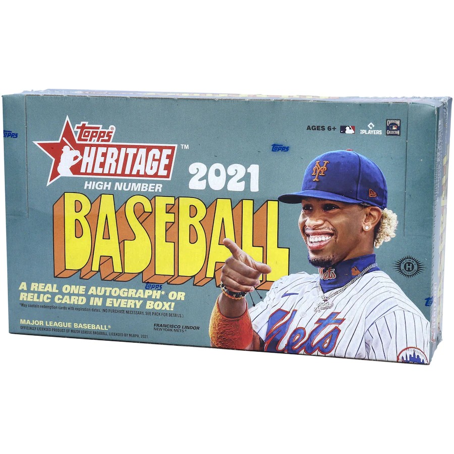 Topps History Box 2021 Topps Heritage High Number Factory Sealed 9-Pack Hobby Box Best ...