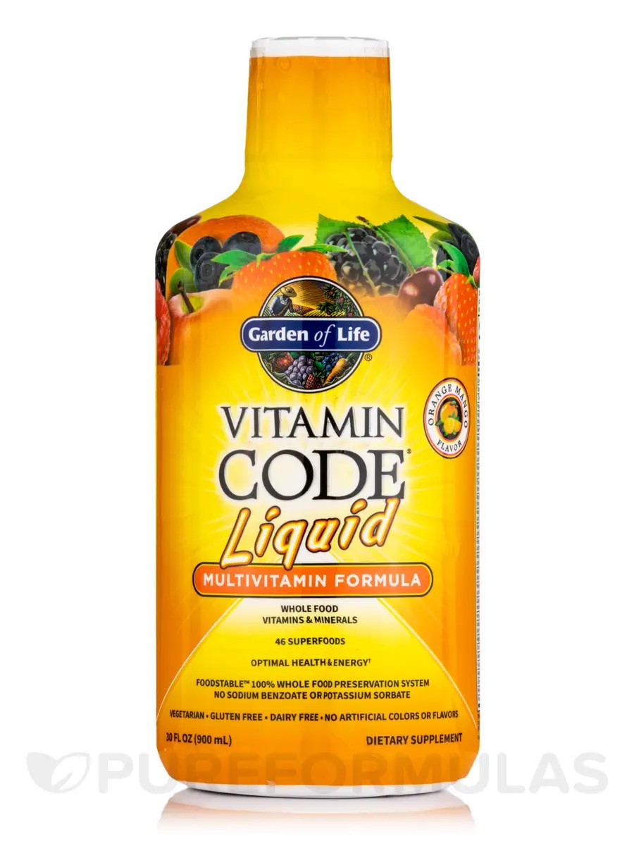 Garden of Life Vitamin Code® Liquid Multi Orange Mango 30 fl. oz