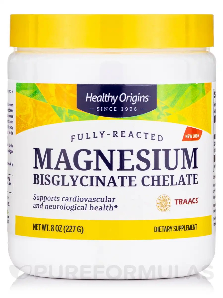 Healthy Origins Magnesium Bisglycinate Chelate (TRAACS®) 8 oz (227