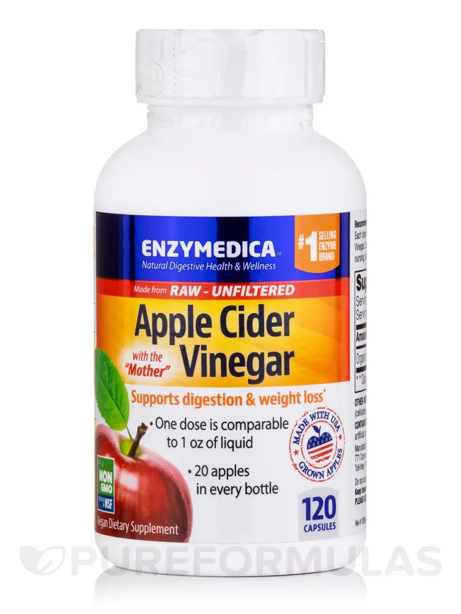 Enzymedica Apple Cider Vinegar 120 Capsules Die besten Deals und