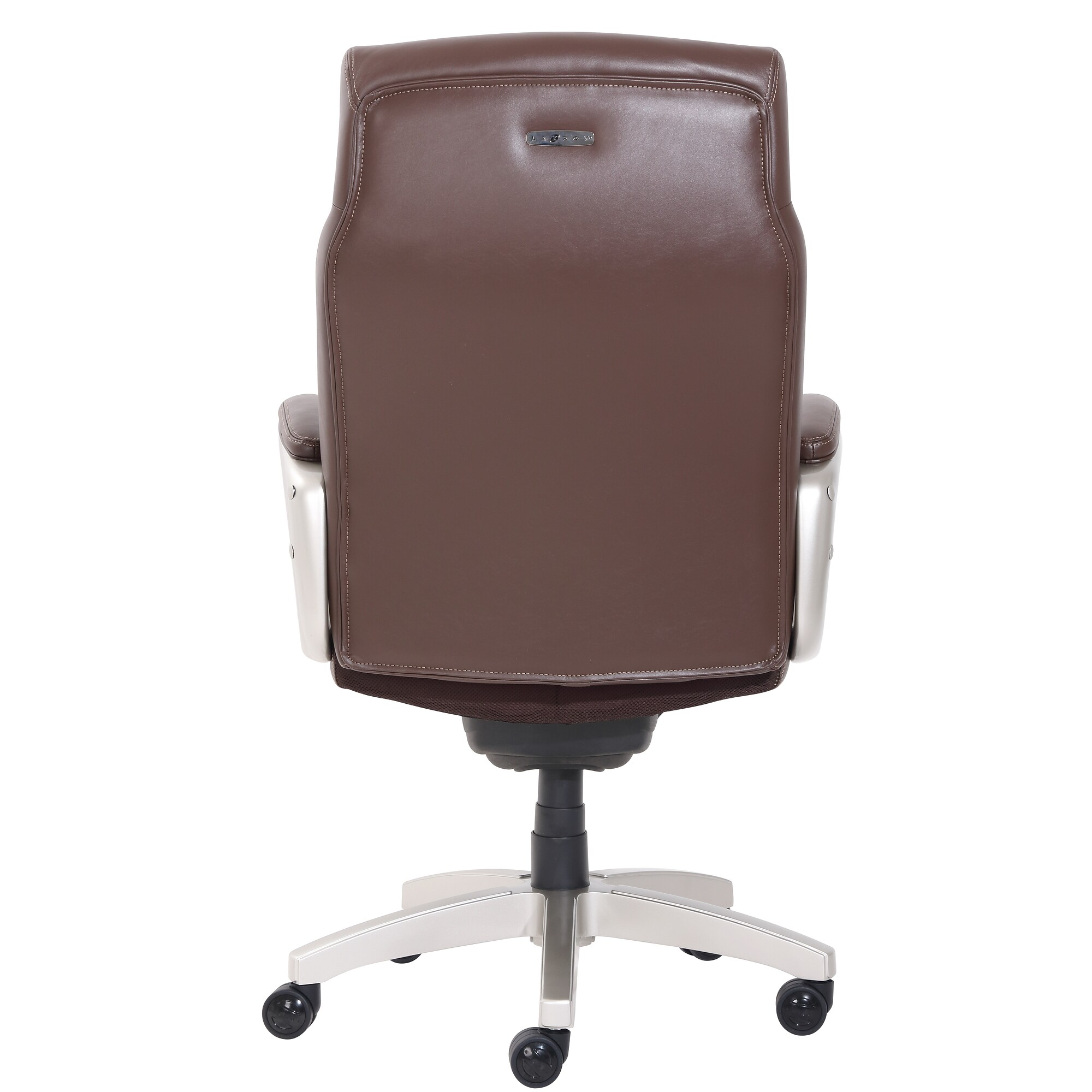 LaZBoy Arcadian Bonded Leather Executive Chair, Brown (60008) Quill