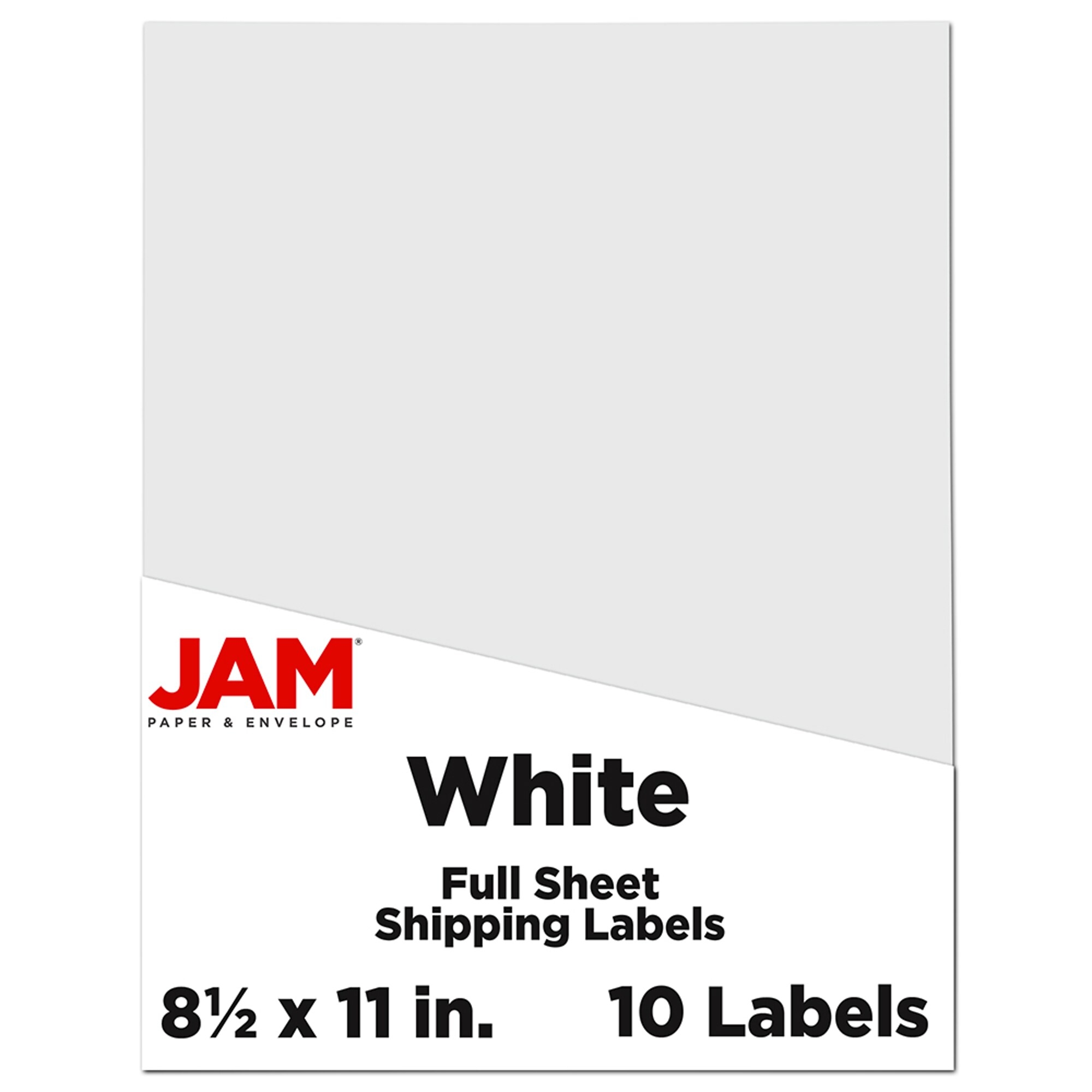 JAM Paper® Heavyweight Plastic Sleeves, 9 x 12, Clear, 12/Pack  (2226316988)
