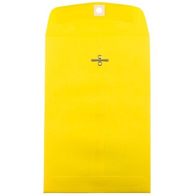 JAM Paper Open End Catalog Colored Envelopes with Clasp Closure, 6 x 9 ...