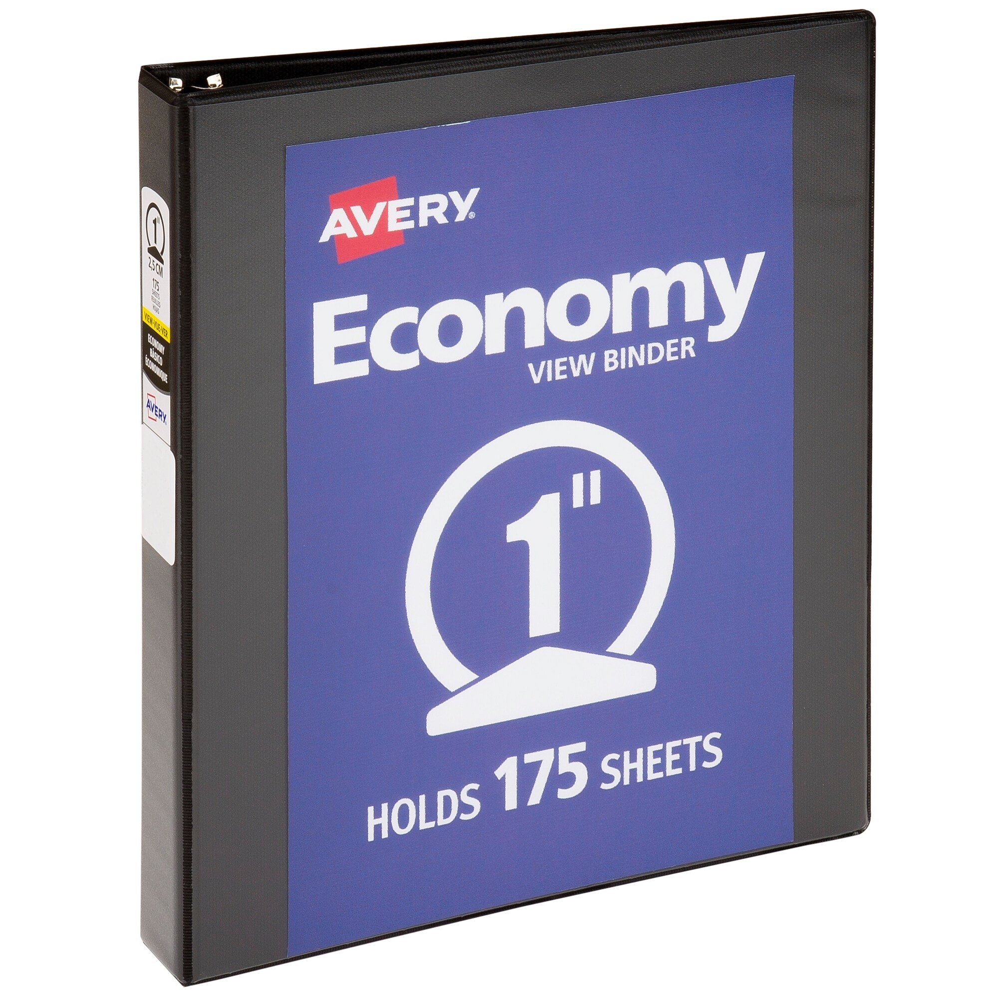 Avery 1 3Ring View Binders, Black (5710), Paper Quill Best Deals and