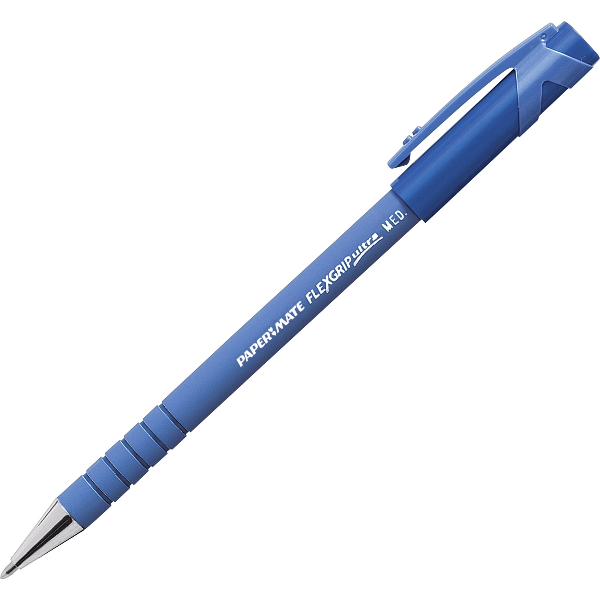 Paper Mate FlexGrip Ultra Ballpoint Pen, Medium Point, 1.0mm, Blue Ink ...