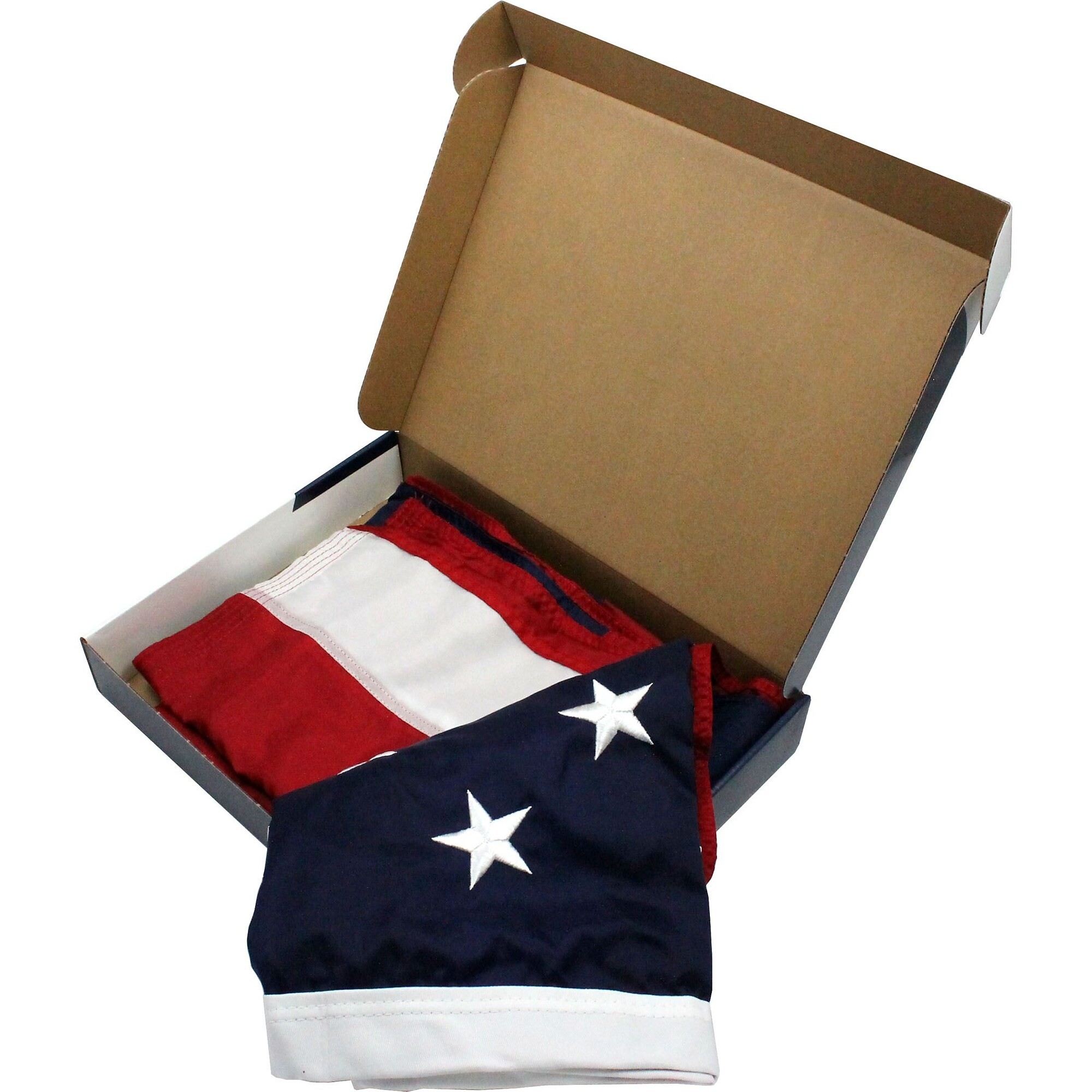 Flagzone Durawavez Nylon Outdoor U.S. Flag with Heading & Grommets, 4 ...