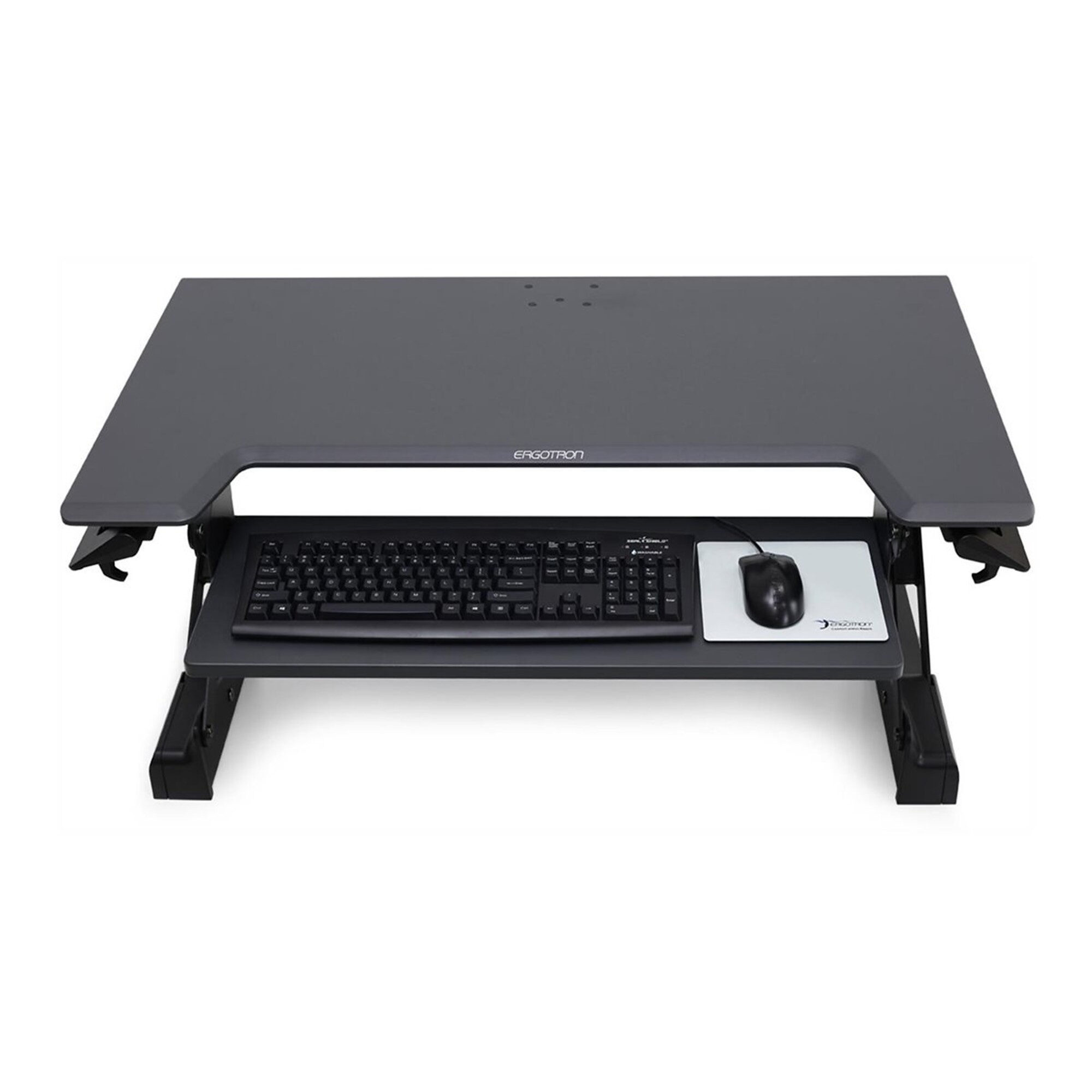 Ergotron WorkFit-TL 38W Adjustable Standing Desk Converter, Black/Dark ...