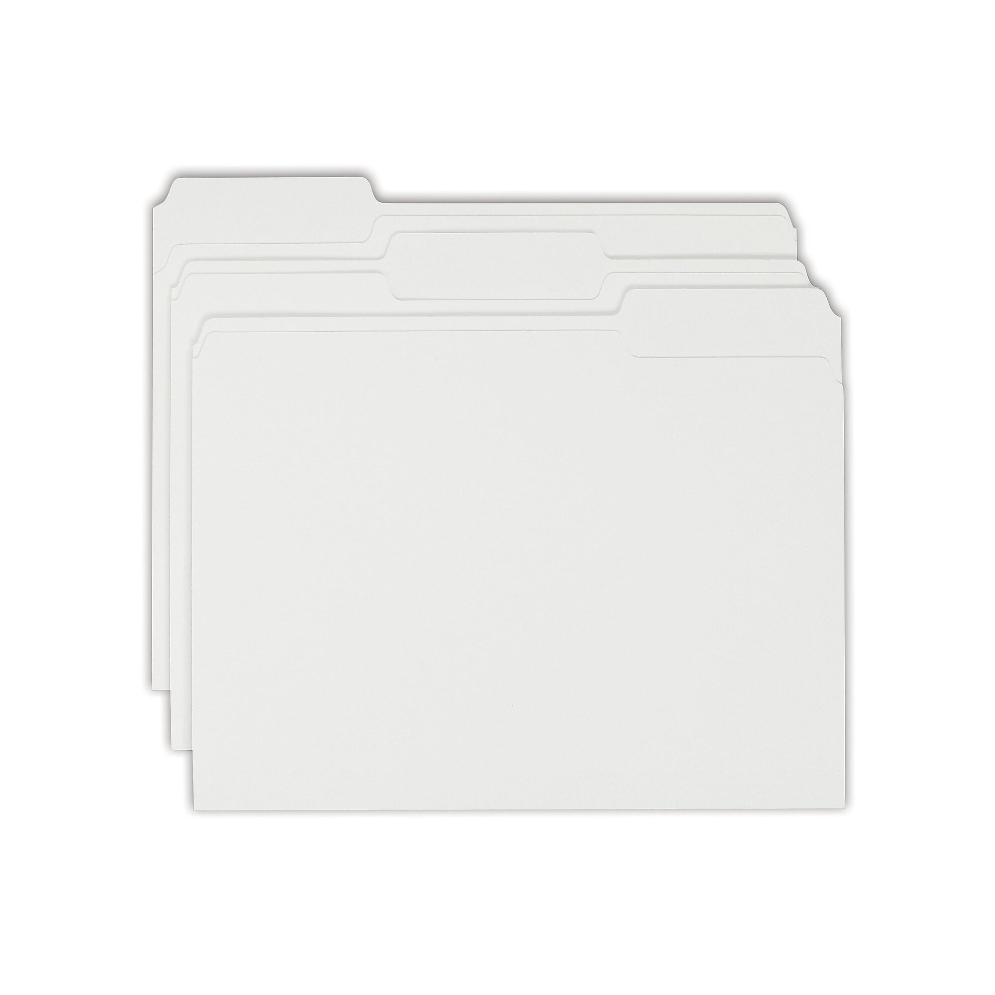 Smead File Folders, 1/3-Cut Tab, Letter Size, White, 100/Box (12843), Paper, Quill: le migliori offerte e lo storico dei prezzi su