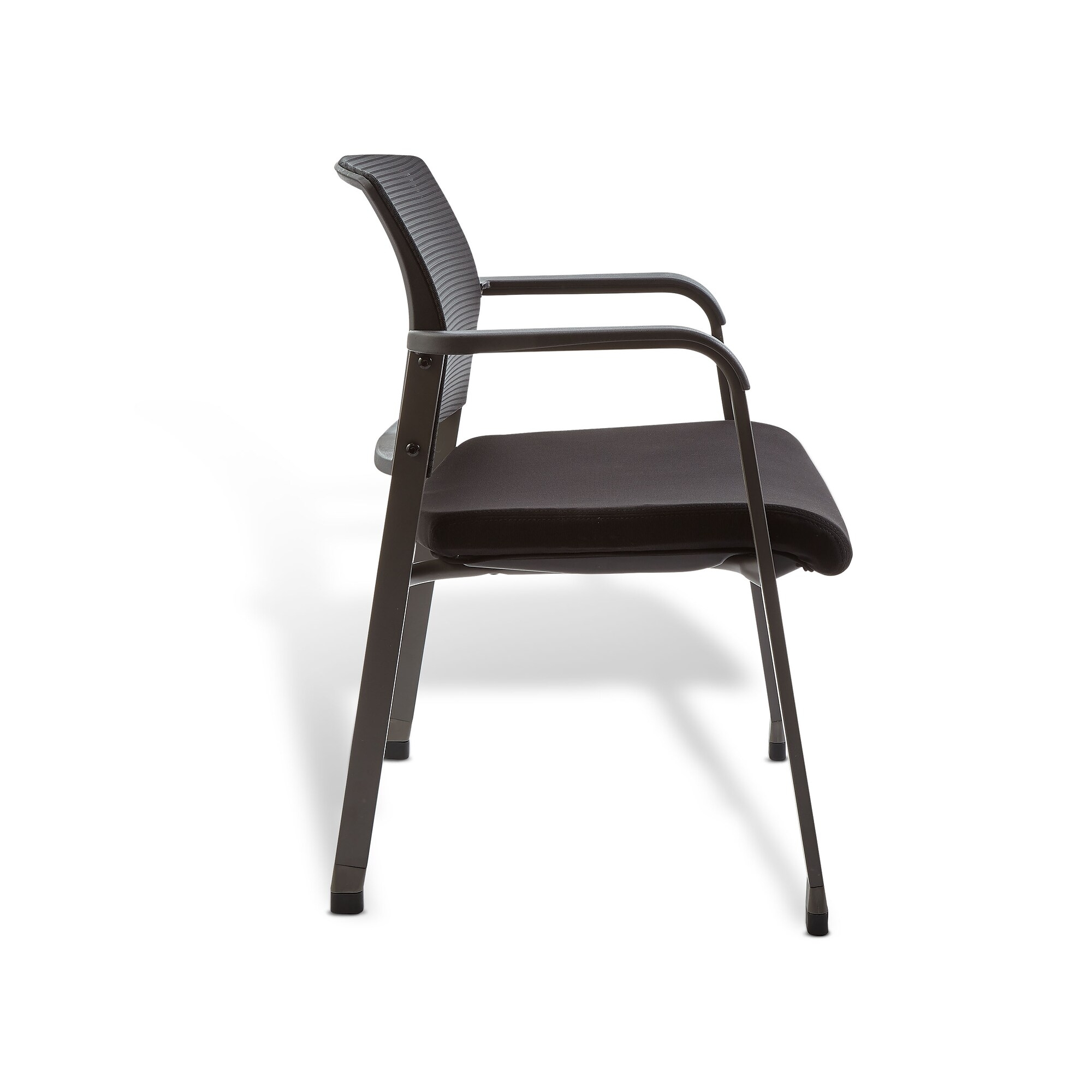 Union & Scale Prestige Esler Fabric Guest Chair, Black (UN28355-CC ...