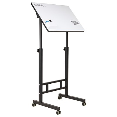 Mind Reader 24"W Adjustable Standing Whiteboard Desk