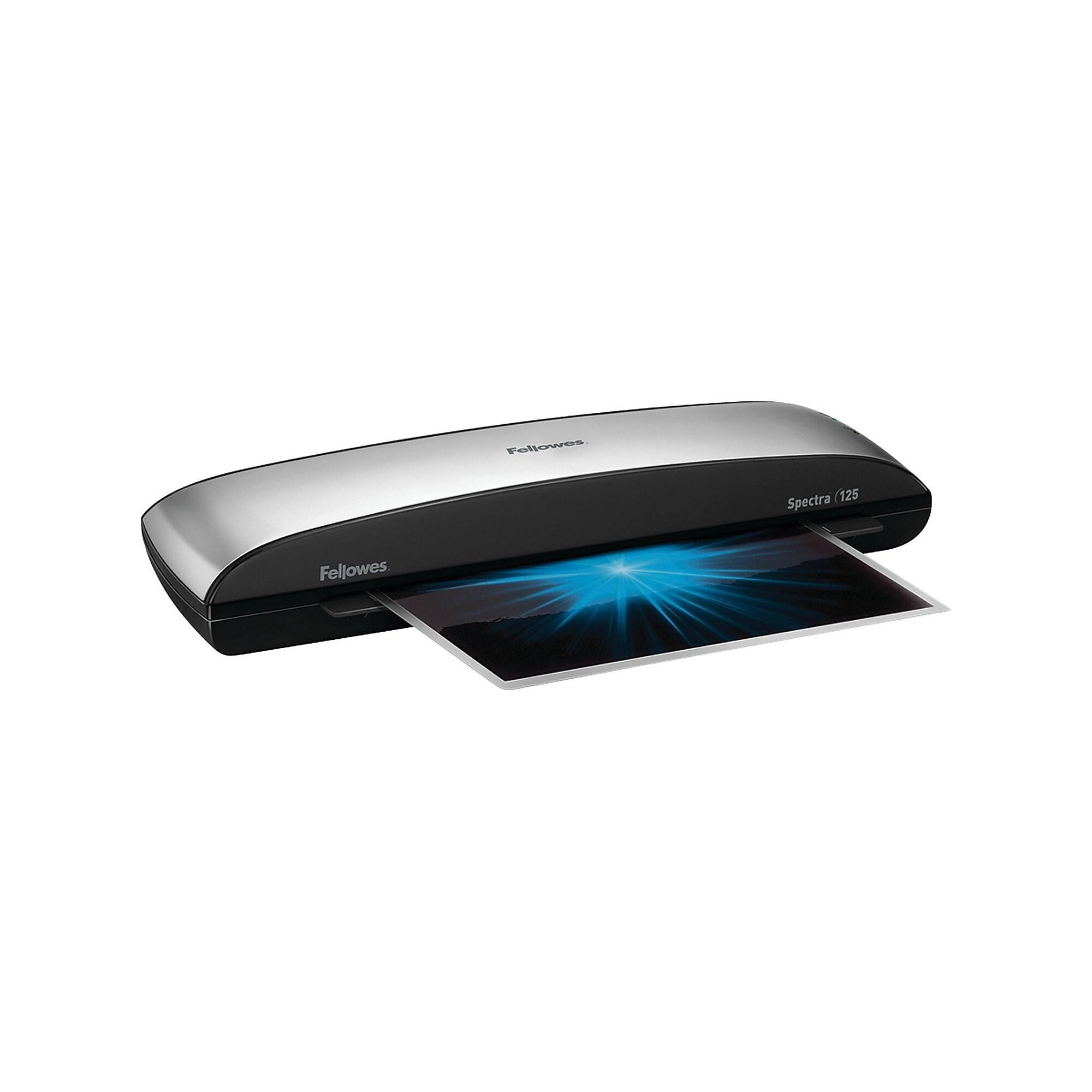 Fellowes Spectra 125 Thermal Laminator, 12.5 Width, Silver/Black