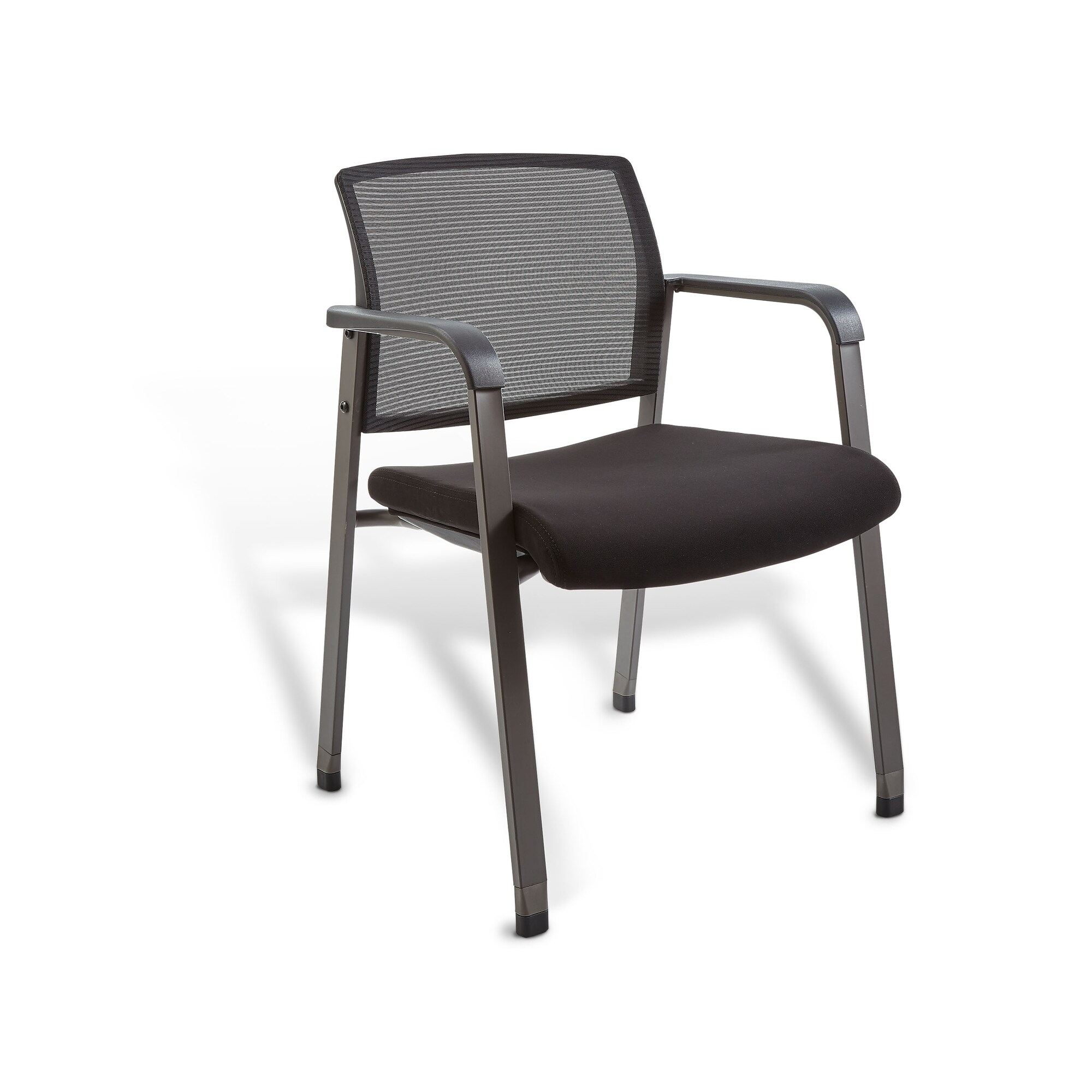 Union & Scale™ Prestige Esler Fabric Guest Chair, Black (UN28355-CC ...