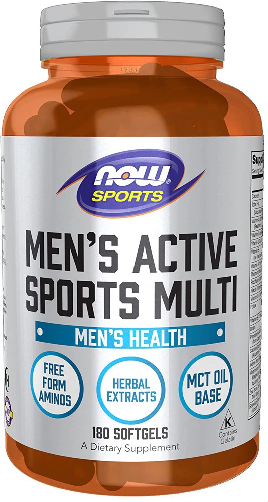 NOW Sports Men's Active Sports Multi 180 Softgels Best Deals and Price