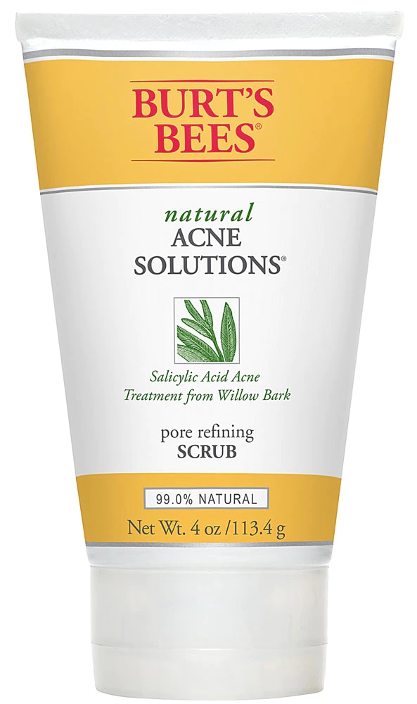Burt's Bees Natural Acne Solutions Pore Refining Scrub Exfoliating Face