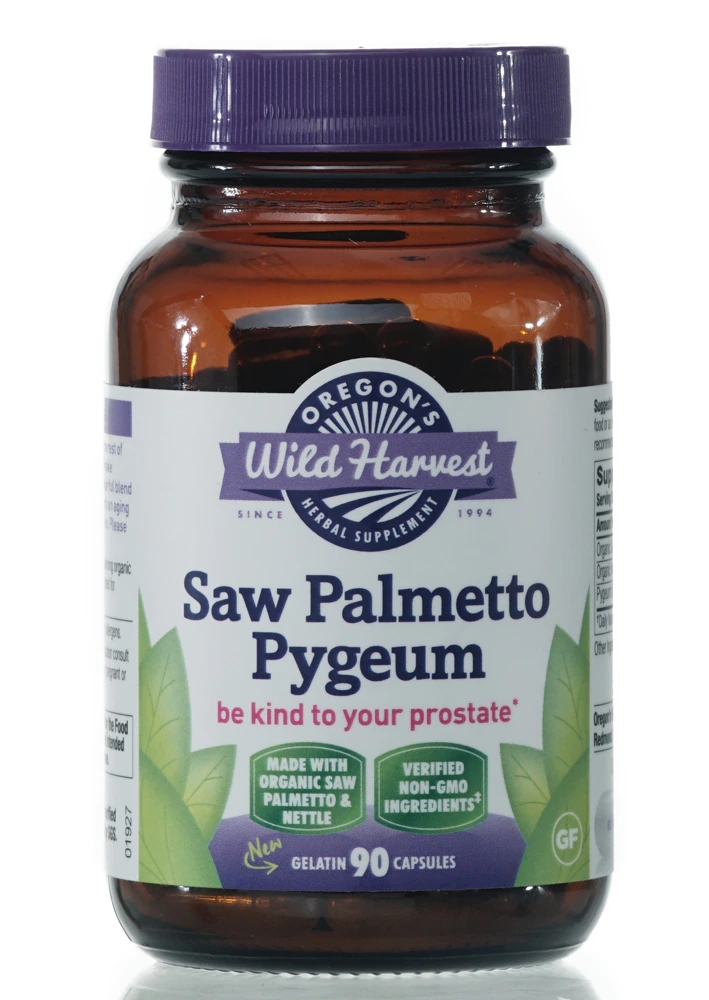 Oregon's Wild Harvest Saw Palmetto Pygeum 90 Capsules Best Deals and