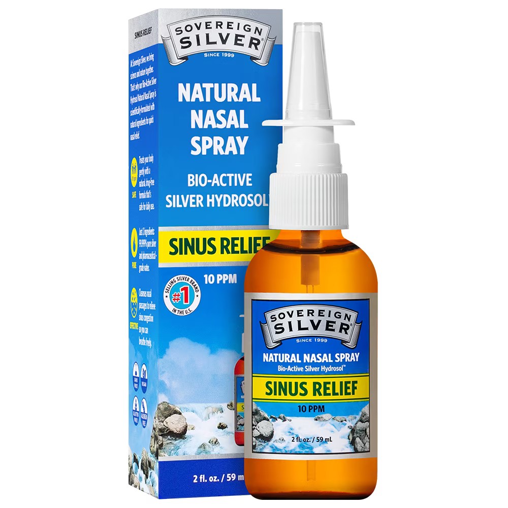 Sovereign Silver BioActive Silver Hydrosol for Sinus Relief Colloidal