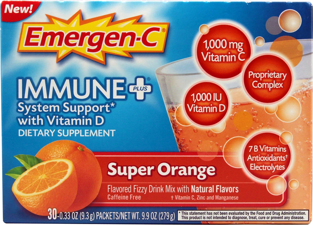 EmergenC Immune Plus Super Orange 30 Packets Best Deals and Price