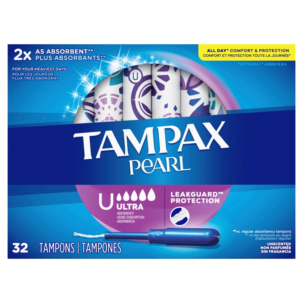Tampax Pearl Ultra Unscented Tampons 32 Pack Best Deals and Price