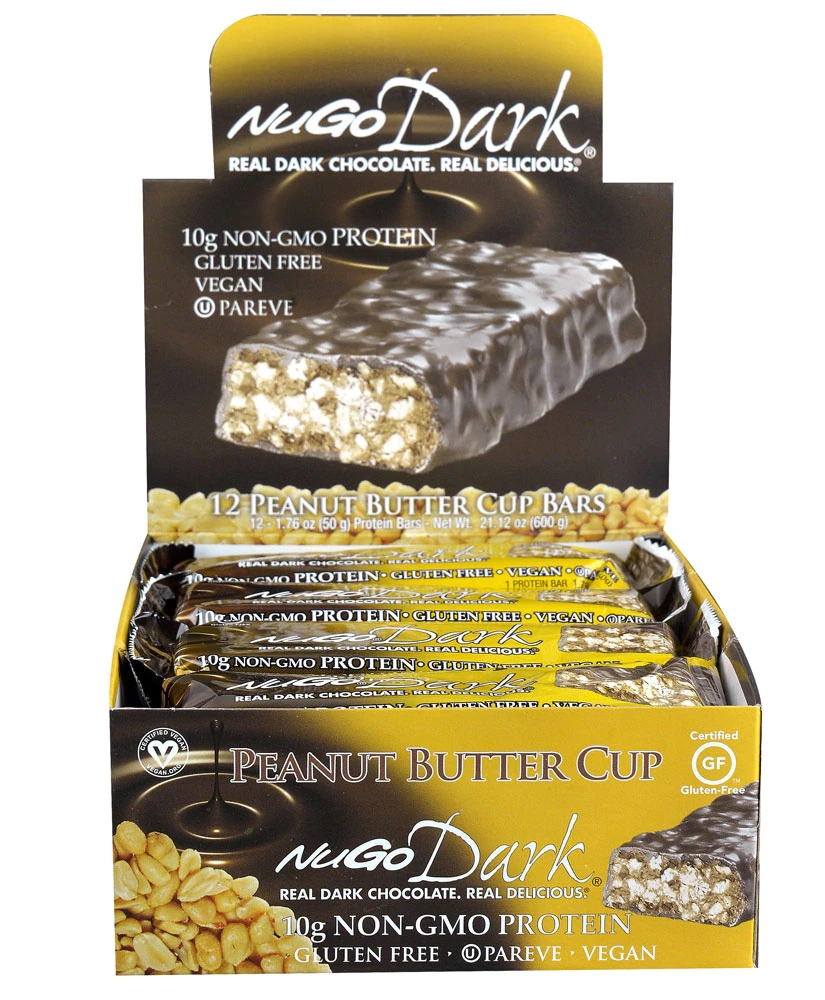 NuGo® Dark Bars Gluten Free Peanut Butter Cup 12 Bars Best Deals and