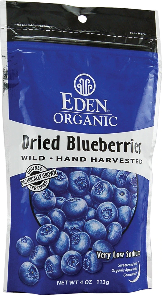 Eden Foods Organic Dried Blueberries 4 oz Meilleures offres et