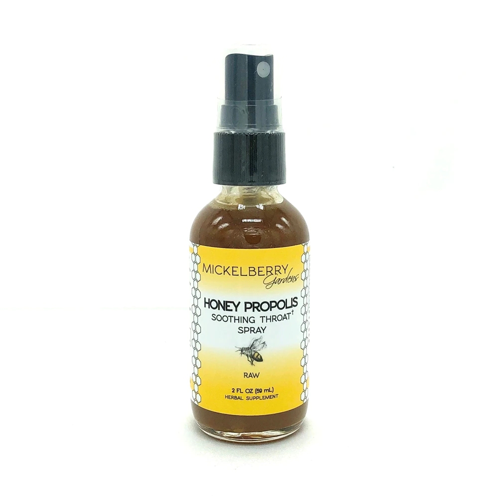 Mickelberry Gardens Honey Propolis Soothing Throat Spray 2 Fl Oz Best ...