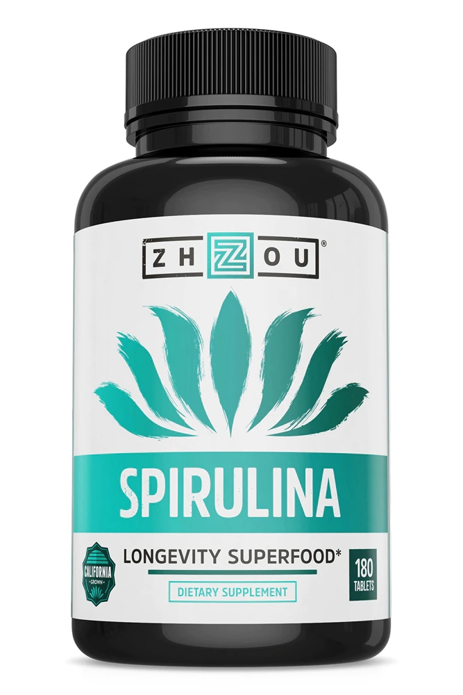 Zhou Spirulina 180 Tablets Best Deals and Price History at JoinHoney