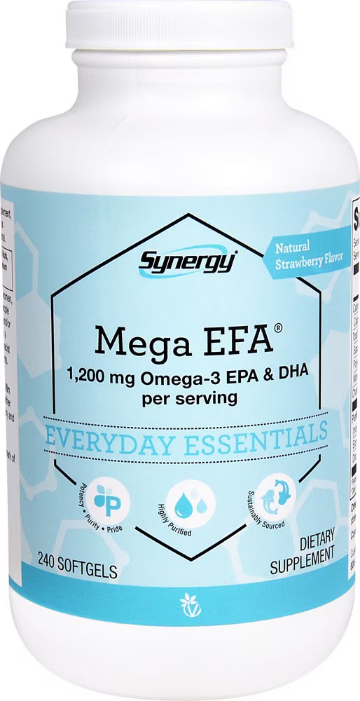 VitacostSynergy Mega EFA 1200 mg Omega3 EPA & DHA per serving 240