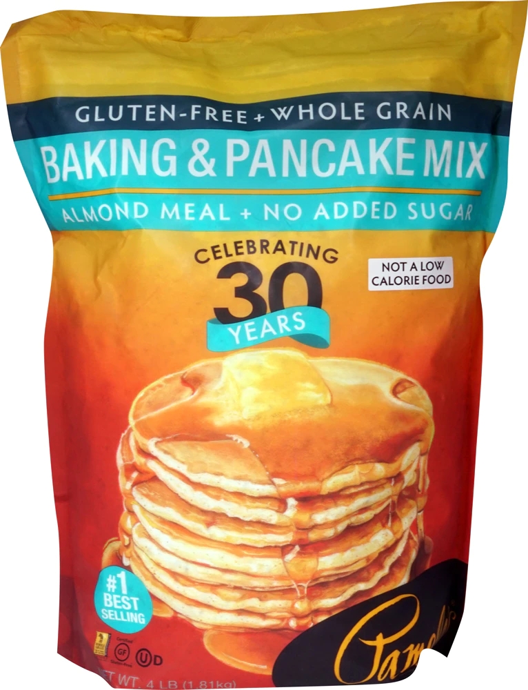 Pamelas Products Gluten Free Whole Grain Baking And Pancake Mix 4 Lbs