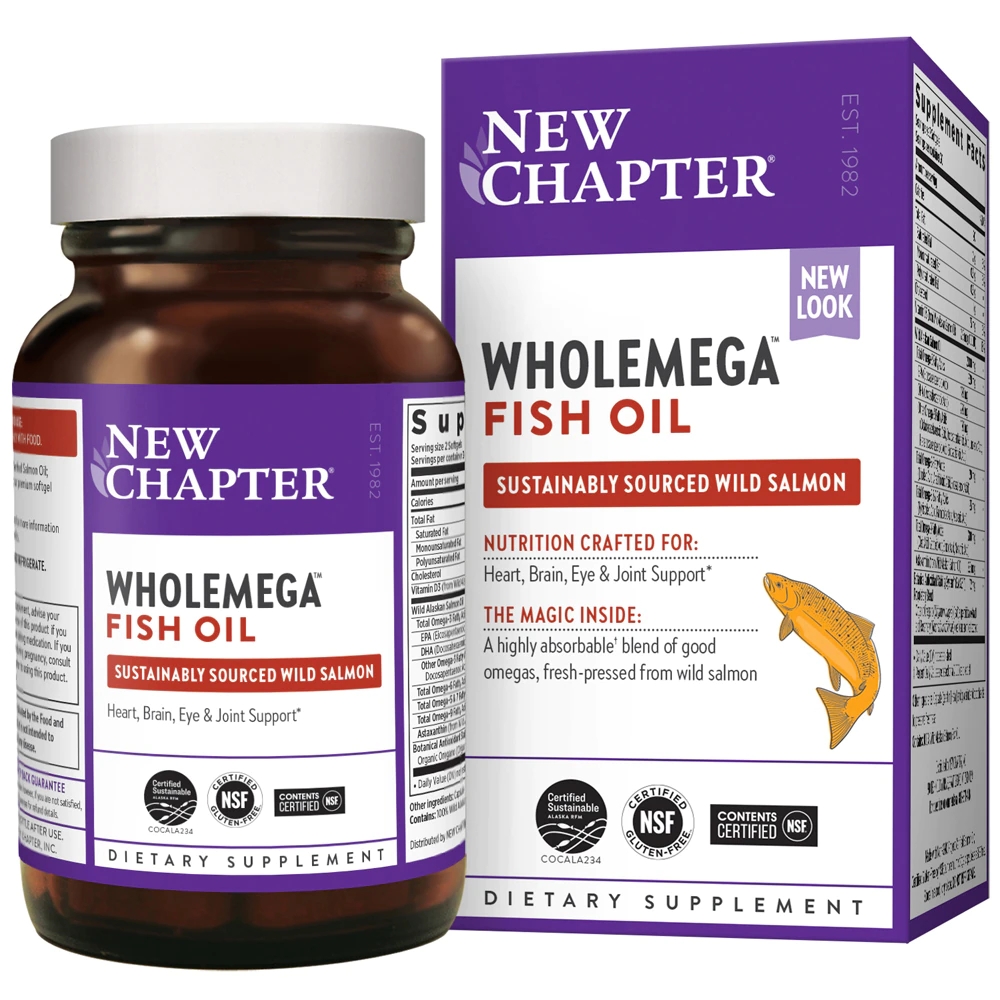 New Chapter Wholemega Fish Oil 180 Softgels Best Deals and Price