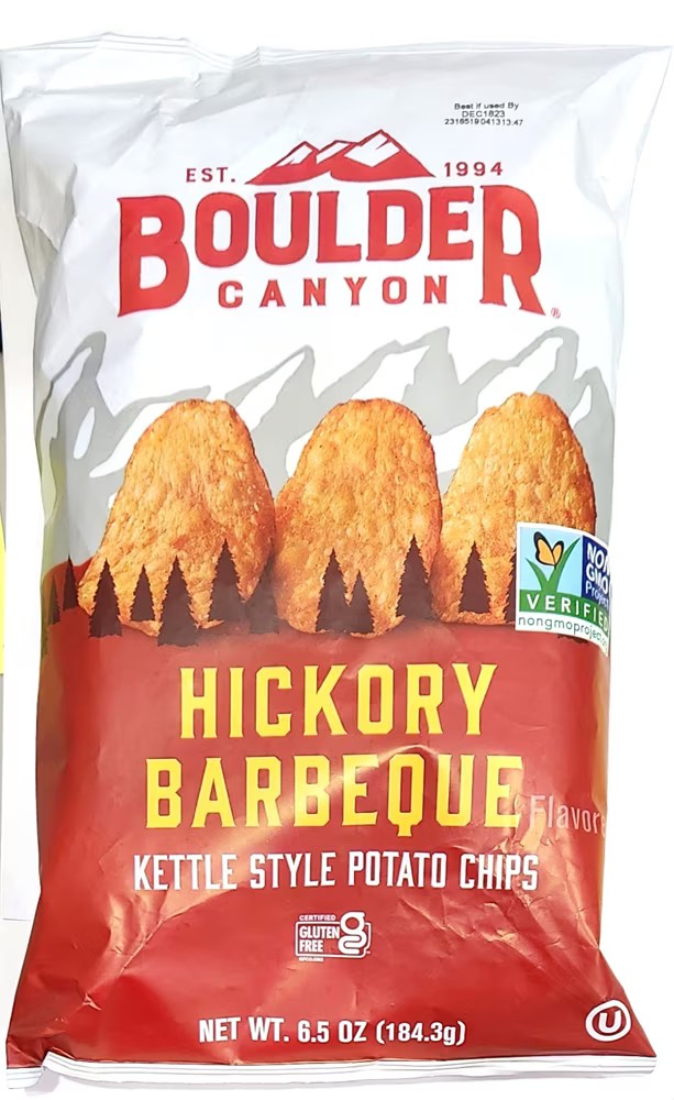 Boulder Canyon Kettle Style Potato Chips Hickory Barbeque 5 oz Best