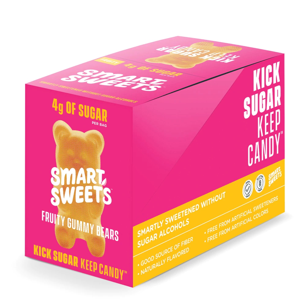 Smart Sweets Gummy Bears Gluten Free Fruity 12 Bags Best Deals and ...