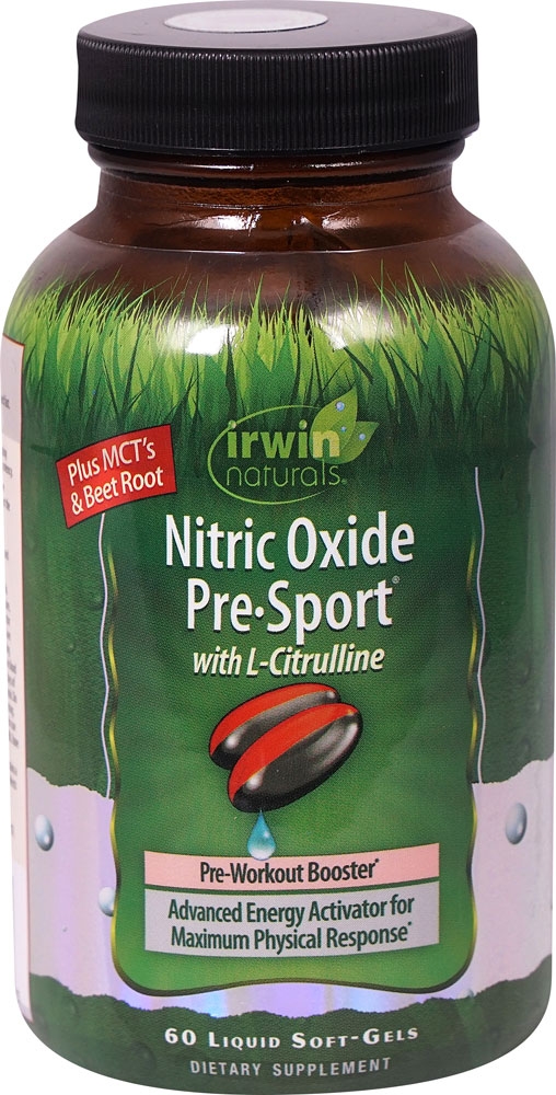 Irwin Naturals Nitric Oxide PreSport with LCitrulline 60 Liquid Softgels Best Deals and Price