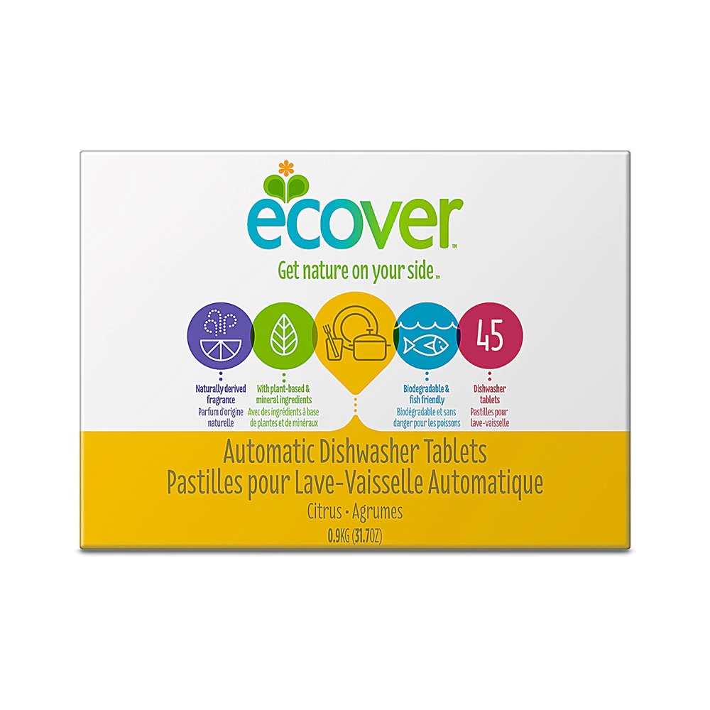 Ecover Automatic Dishwasher Tablets Citrus 45 Tablets Best Deals and
