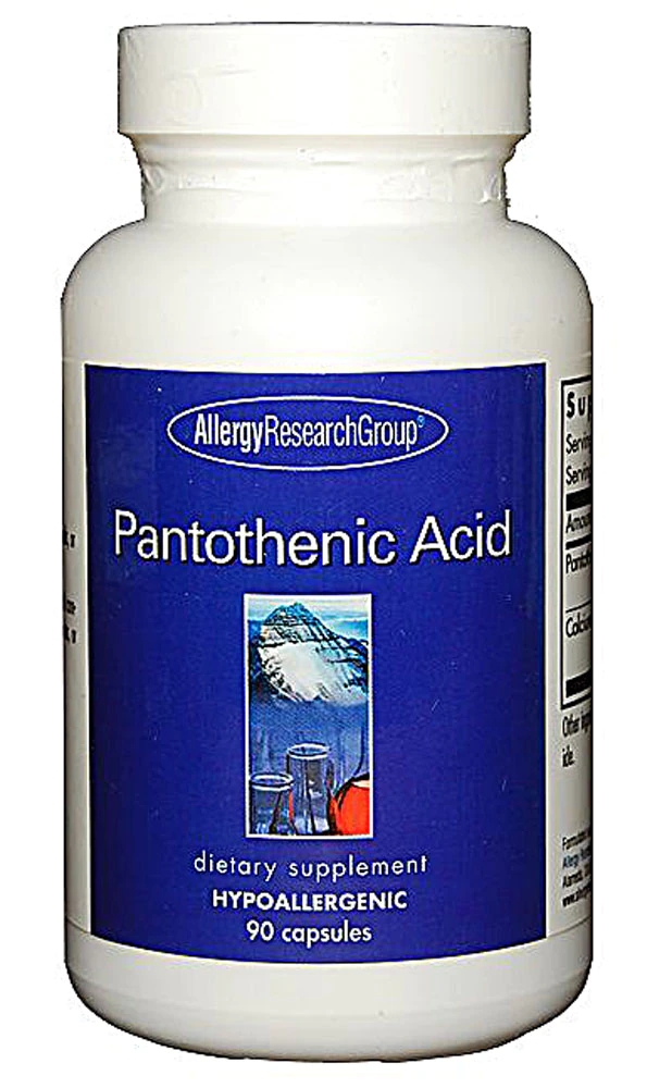 Allergy Research Group Pantothenic Acid 90 Vegetarian Capsules Best