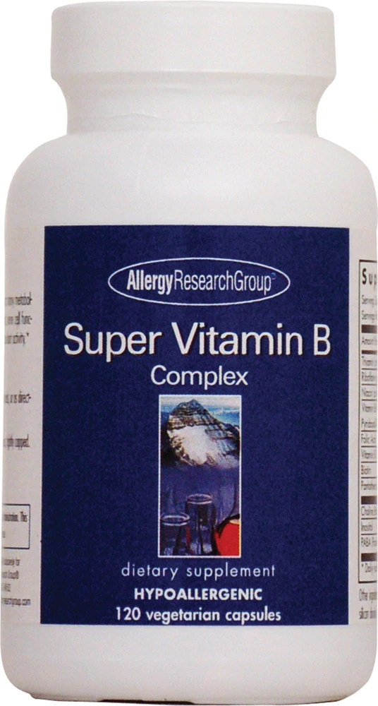 Allergy Research Group Super Vitamin B Complex 120 Vegetarian Capsules