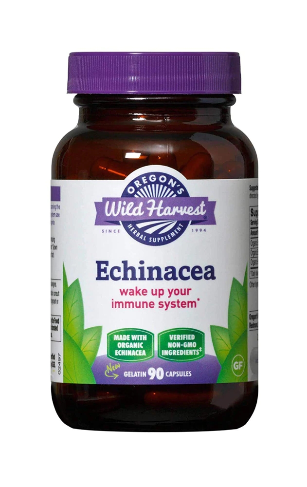 Oregons Wild Harvest Echinacea 90 Vegan Capsules Best Deals And Price