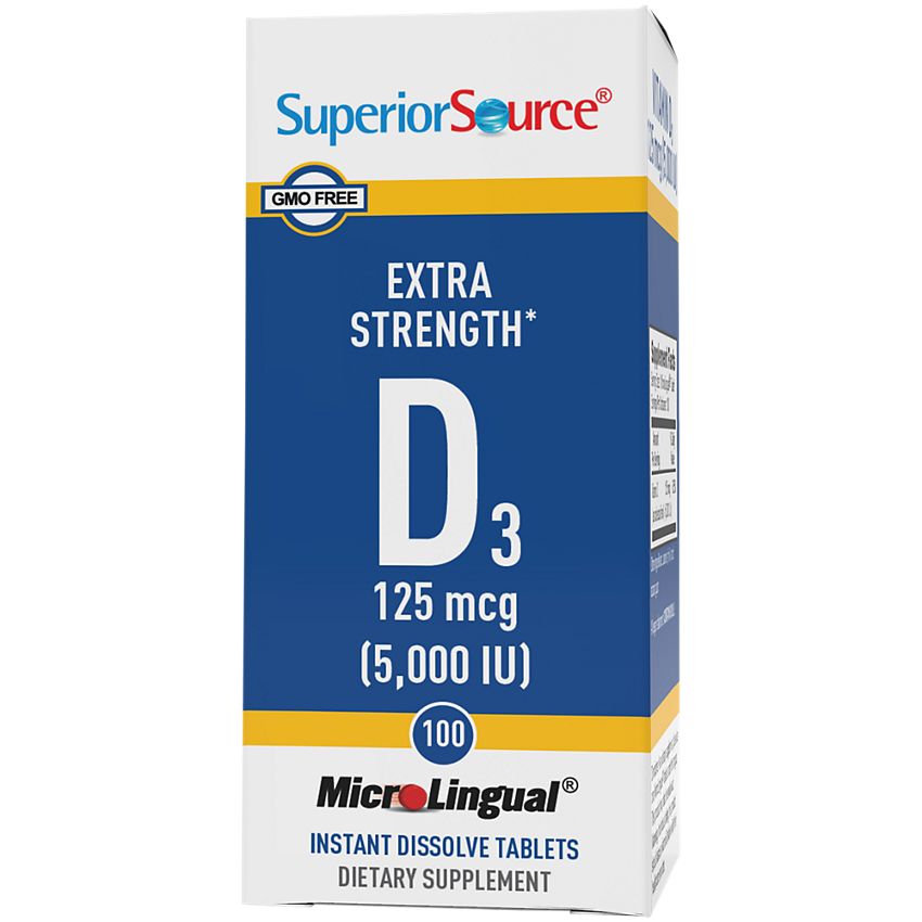 Extra Strength Vitamin D3 5,000 IU (100 Dissolving Tablets) Die besten