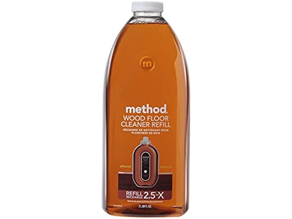 method  Squirt + Mop Wood Floor Cleaner, Almond, 25 oz