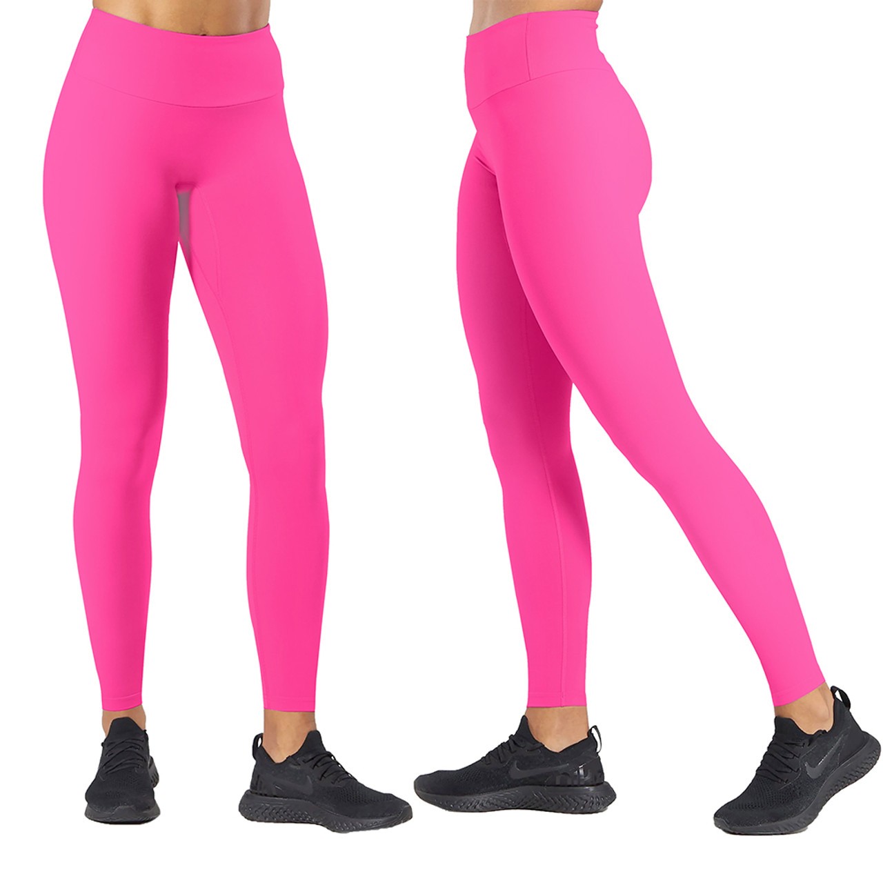 Mejores ofertas e historial de precios de Women's High-Waist Barbie Pink  Ultra-Soft Yoga Leggings en