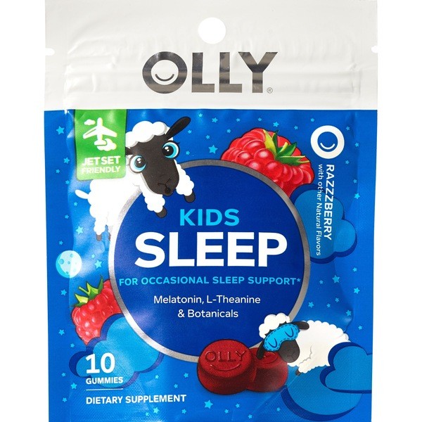 Olly Kids Travel Size Sleep Dietary Supplement Gummies, 10 ct CVS