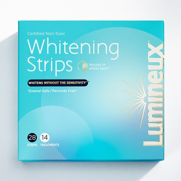 Lumineux Teeth Whitening Strips, PeroxideFree, 14 Treatments 14 ct