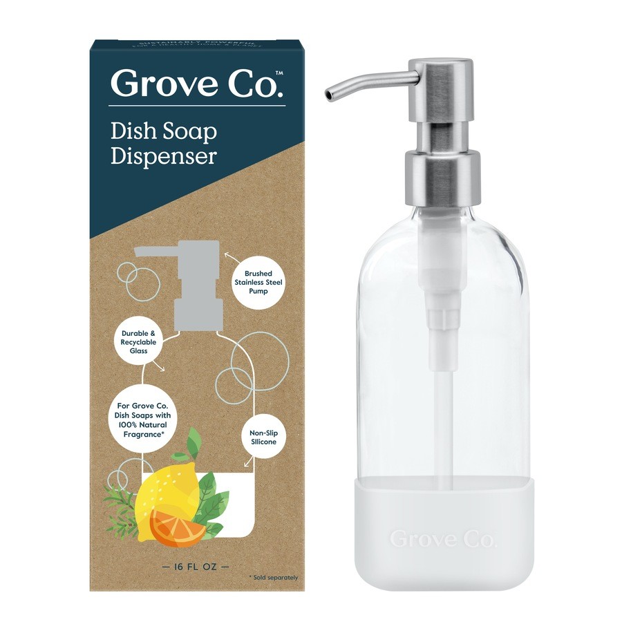Grove Co. Glass Dish Soap Dispenser, 16 oz Best Deals and Price History