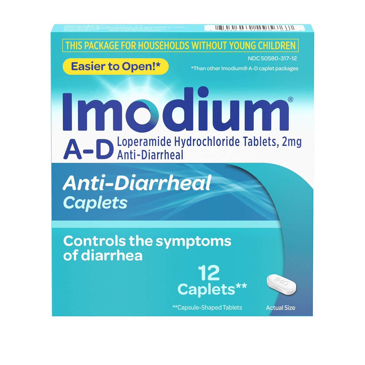 Imodium A-D, Anti-Diarrheal Caplets, 12 CT Deals and Price History at ...