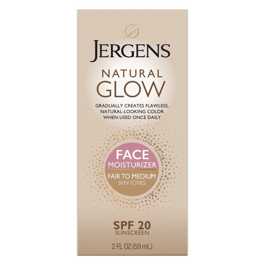 Jergens Natural Glow Face Moisturizer, Fair/Medium 2 oz CVS Die